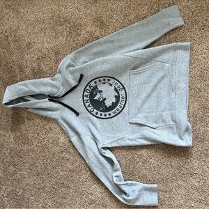 Canada Weather Grey Hooded Sweatshirt